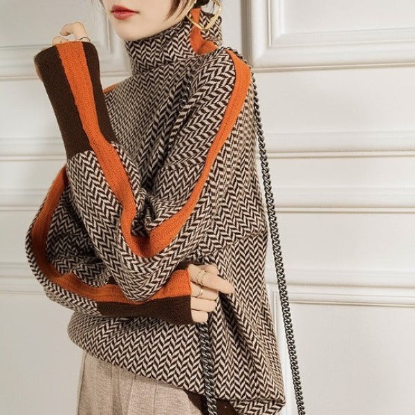 Malou | Pulover cu guler înalt